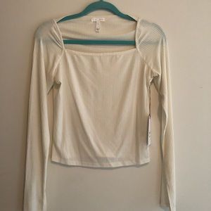 Leith Nordstrom Long Sleeve Ribbed Top